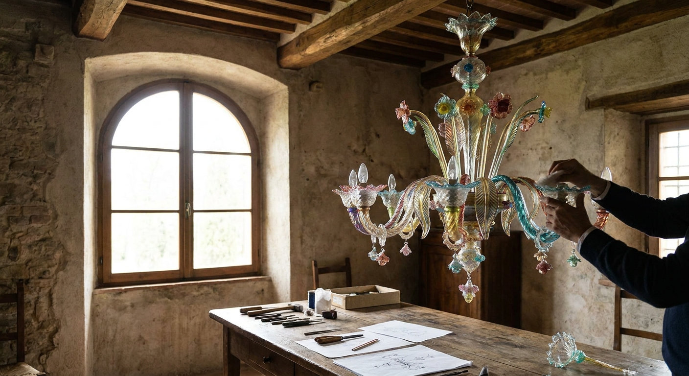 italian glass chandelier, guida essenziale per illuminare casa